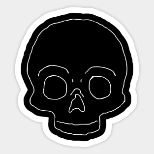 Skull Art Sticker